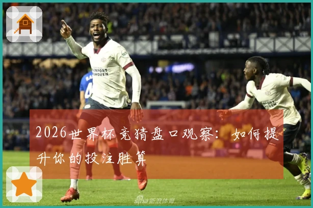 2026世界杯竞猜盘口观察：如何提升你的投注胜算
